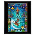 Hawaii Jack of Clubs Card canvas wall art