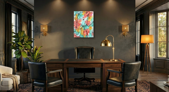 Heartfelt Elephant - Luxury Wall Art