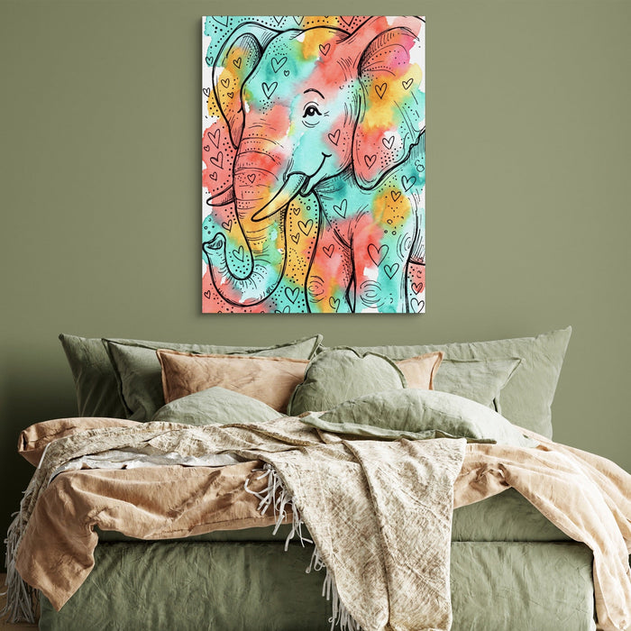Heartfelt Elephant - Luxury Wall Art