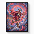 Hermes Winged Flight - Luxury Wall Art