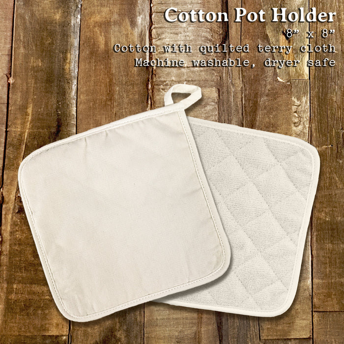 Hiking Boots - Cotton Pot Holder