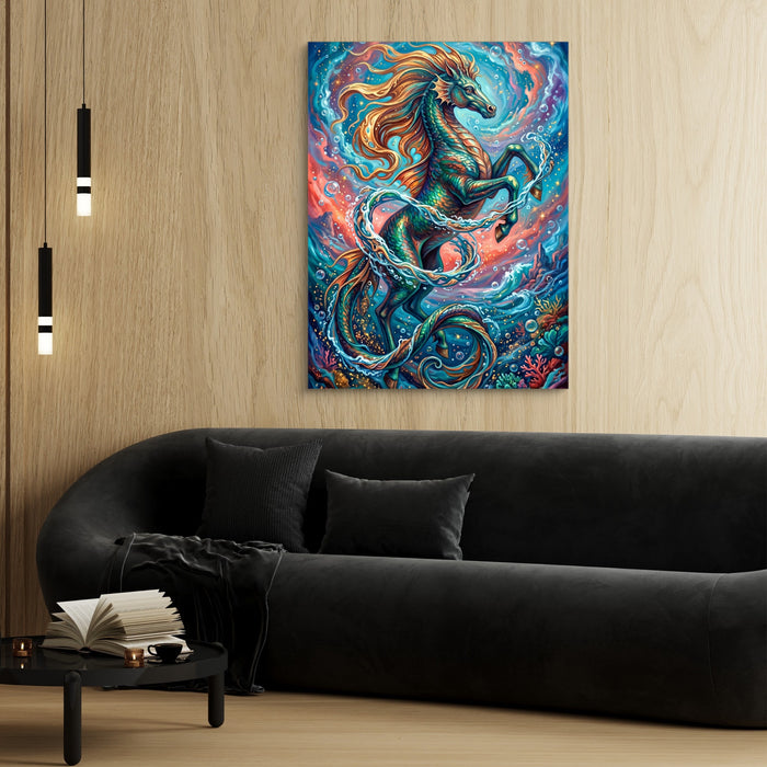 Hippocampus Rising — hippocampus rising sq 70s vibes 1port flush print