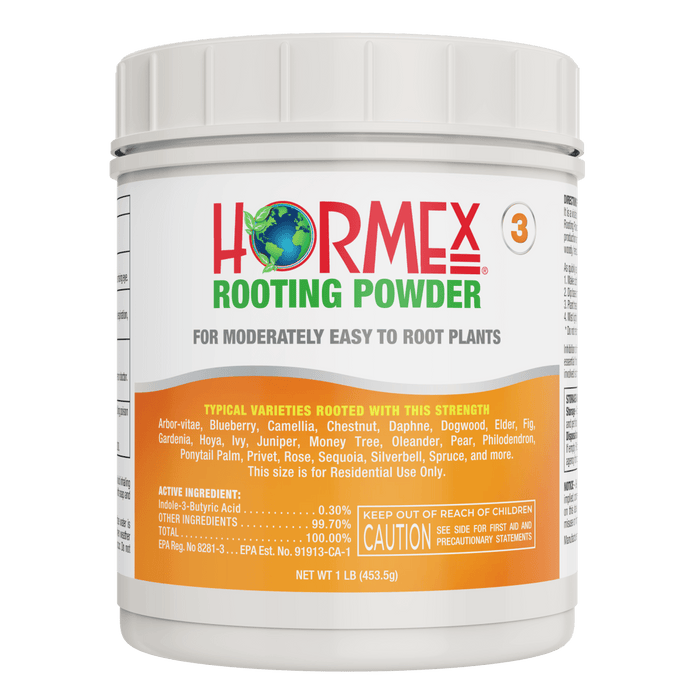 Hormex Rooting Powder 3 – 0.30% IBA Cloning Hormone for Home & Garden Cuttings - Ed's Plant Shop