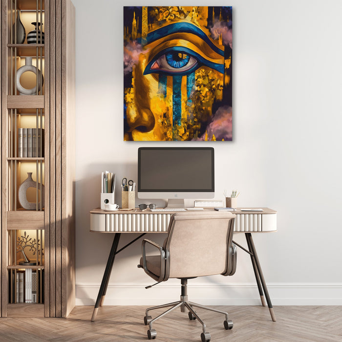 Horus Temple Rising - Luxury Wall Art