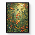 Hummingbirds Golden Nectar — hummingbirds golden nectar white studio framed black