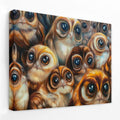 Hungry Birds - Animals Canvas Wall Art