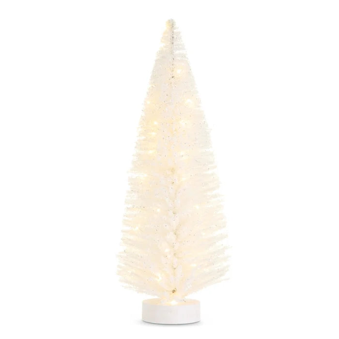Iced sisal lighted Tree
