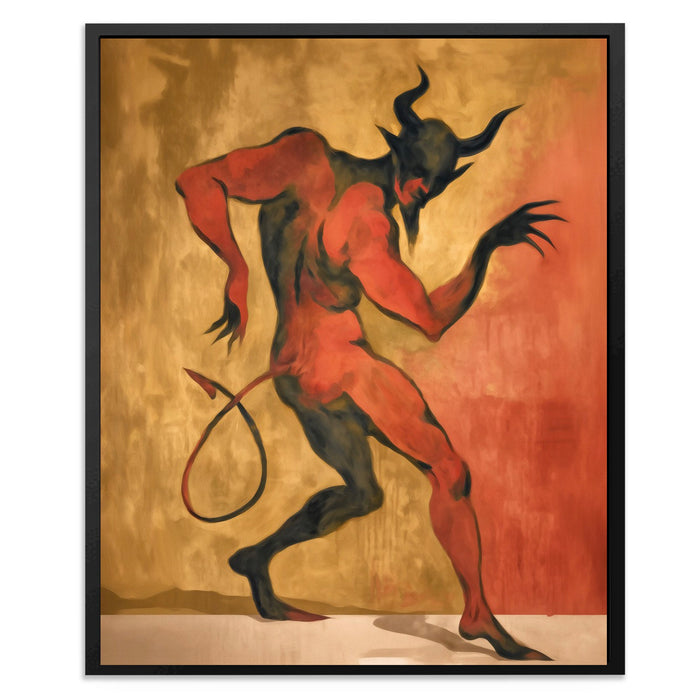 Inferno's Crimson Dance - Luxury Wall Art