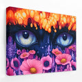 Innocent Eyes - Floral Canvas Wall Art