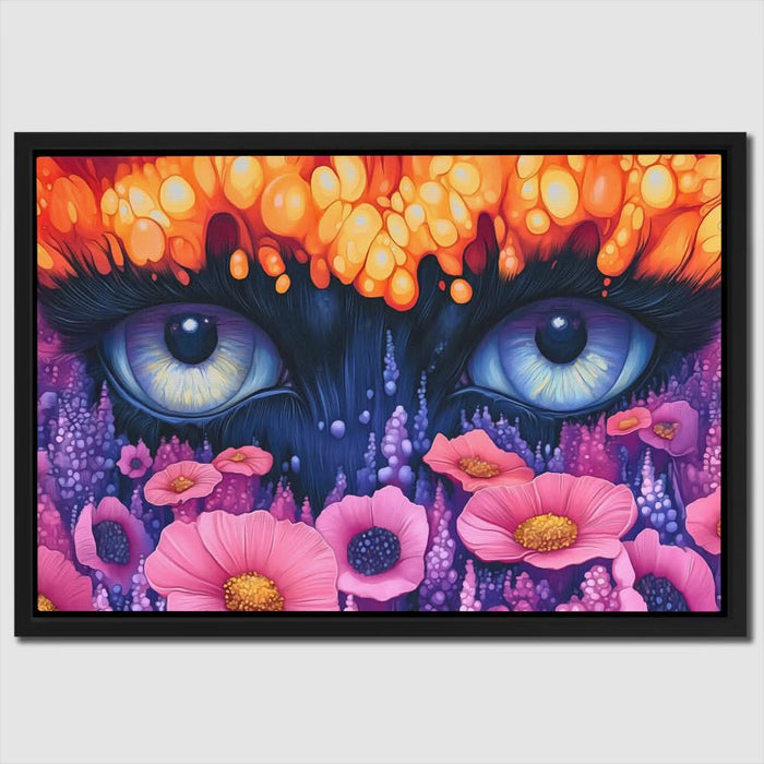 Innocent Eyes - Floral Art for Bedroom