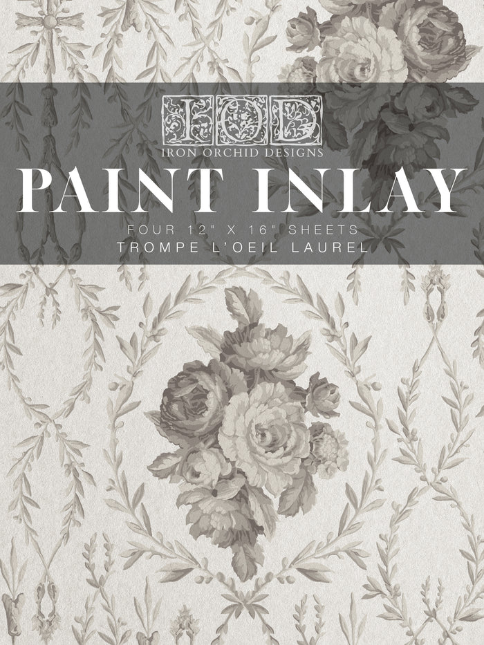 IOD Trompe L'oeil Laurel 12x16 Paint Inlay