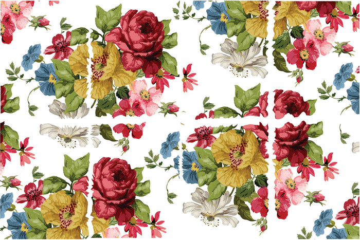 IOD Wall Flower Transfer 12x16 Pad