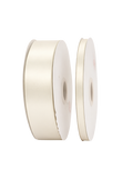Ivory Double Faced Satin Ribbon - 100 Yards 1.5"