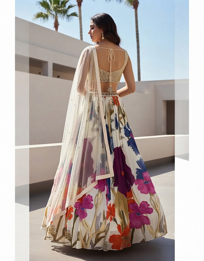 Ivory Lumina Lehenga Set