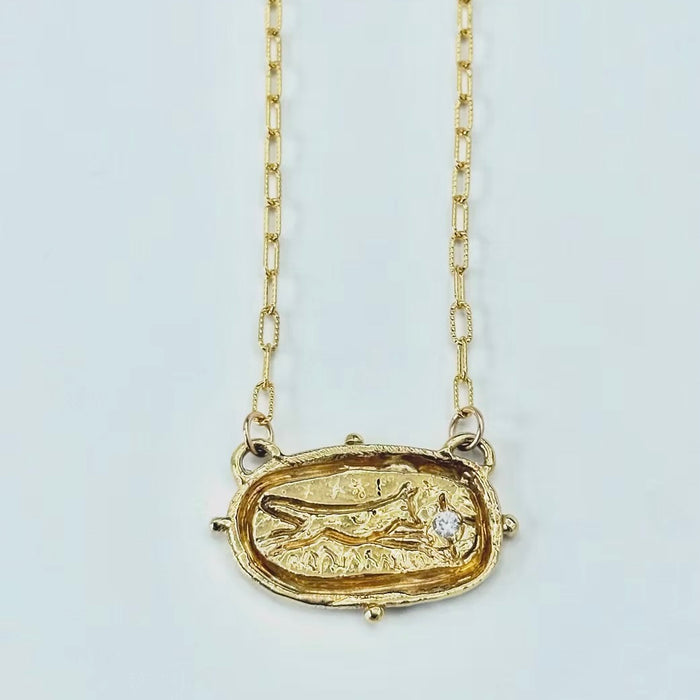 Keep Going Necklace by Melissa de la Fuente