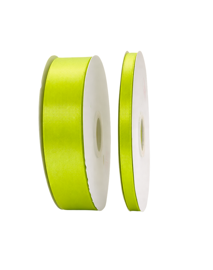 Key Lime Double Faced Satin Ribbon - 100 Yards 0.5"