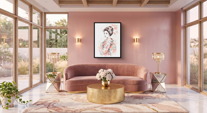 Kimono Bloom - Luxury Wall Art