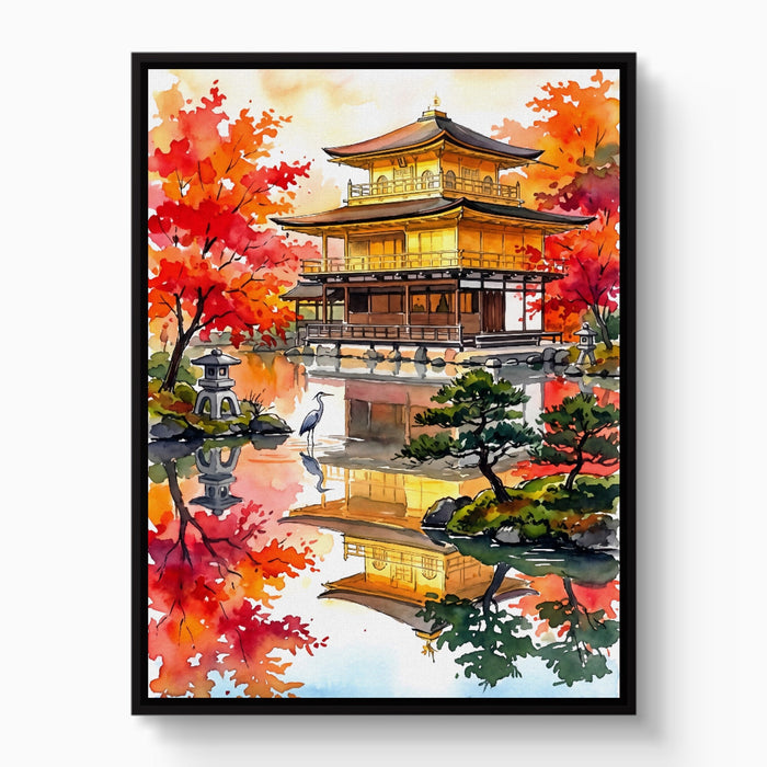 Kinkaku-ji Autumn - Luxury Wall Art