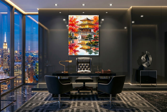Kinkaku-ji Autumn - Luxury Wall Art