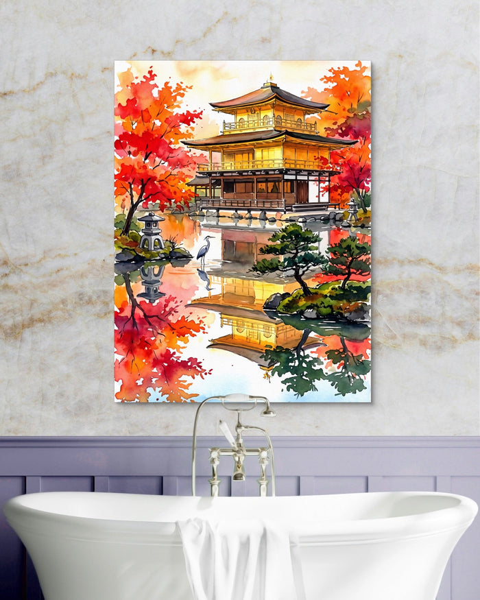Kinkaku-ji Autumn - Luxury Wall Art