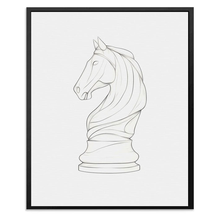Knight’s Gambit - Chess Canvas Print