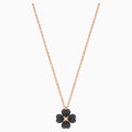 LATISHA:PENDANT FLOWER CRY/JET/ROS
