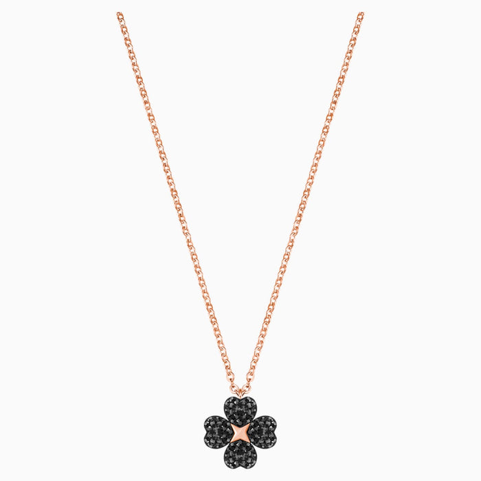 LATISHA:PENDANT FLOWER CRY/JET/ROS