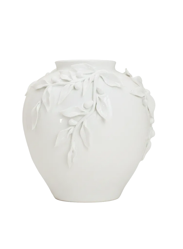 Laural Orb Vase