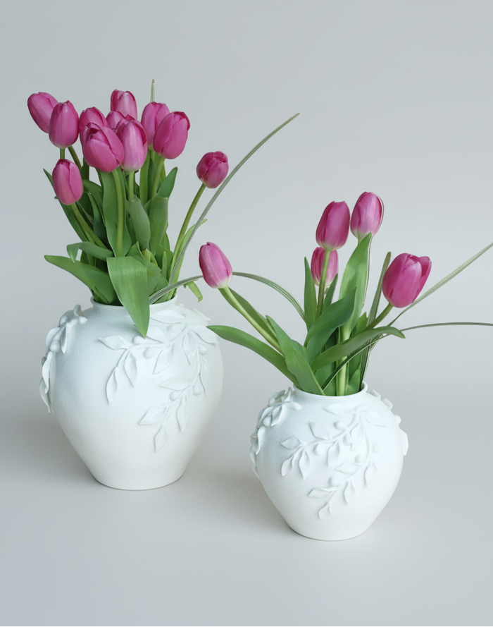Laural Orb Vase