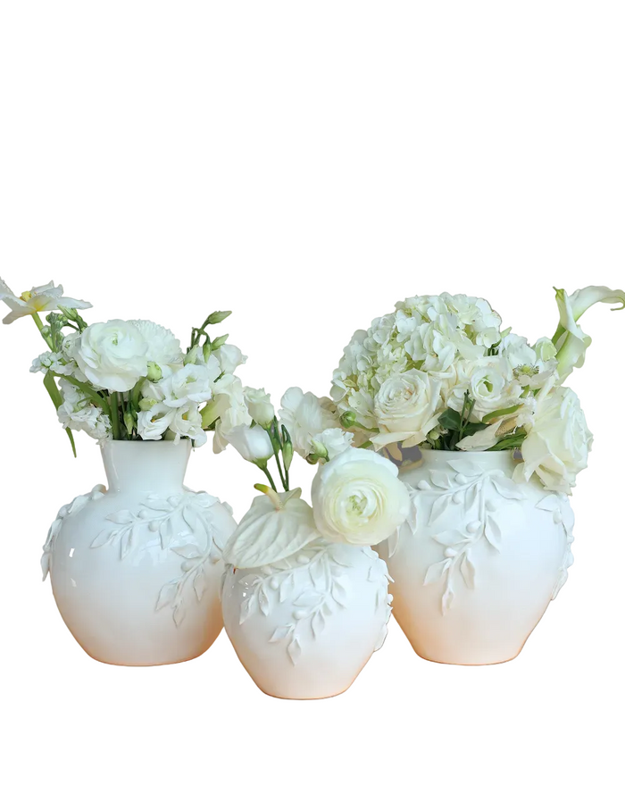 Laural Orb Vase