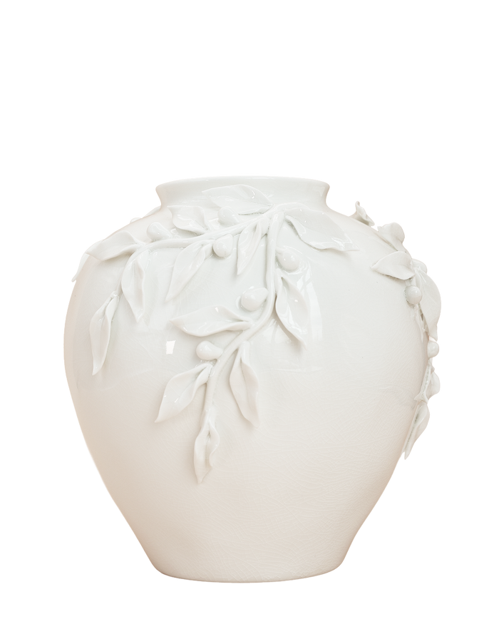 Laural Orb Vase