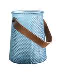 Leather Handle Vase | Available in 2 Colors