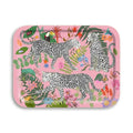 Leopard Pink Birch Wood Tray
