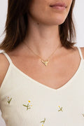 Leslie Rodeo Bull Skull Necklace