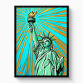 Liberty Pop Burst — liberty pop burst white studio framed black