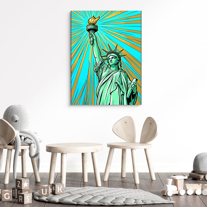 Liberty Pop Burst — liberty pop burst sq kids room 1 1port flush print