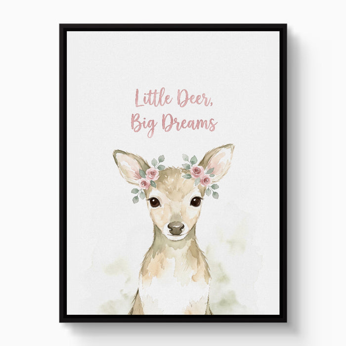 Little Deer, Big Dreams - Luxury Wall Art