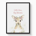 Little Deer, Big Dreams - Luxury Wall Art