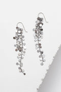 Long Bright Coined Earrings