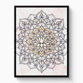 Lotus Mandala Blush - Luxury Wall Art
