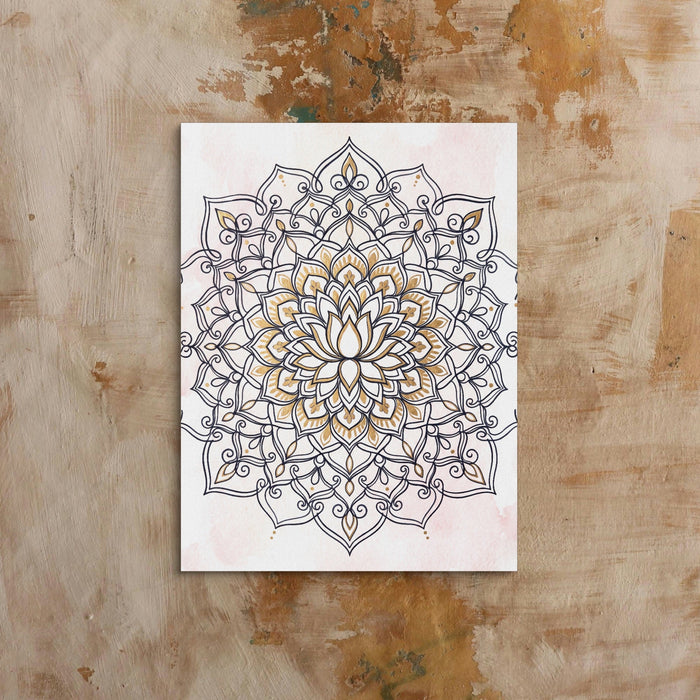 Lotus Mandala Blush - Luxury Wall Art