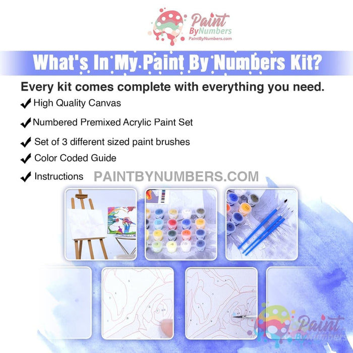 Art Deco New York City Paint By Numbers Kit