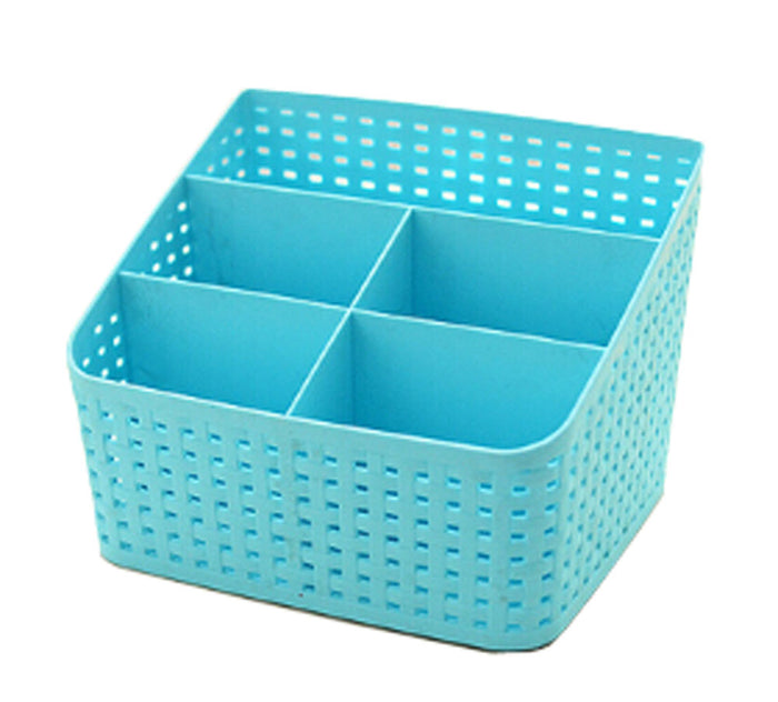 Lovely Practical Storage Basket Storage Container Desktop Receive Container,BLUE