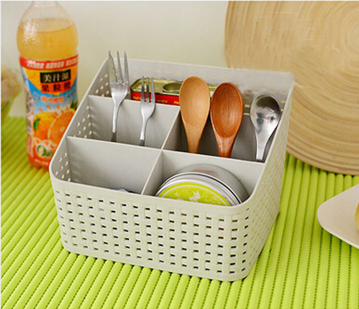 Lovely Practical Storage Basket Storage Container Desktop Receive Container,GRAY