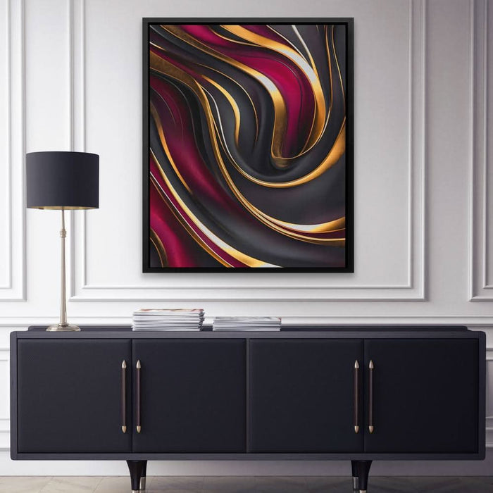 Luxurious Bursts - Large Abstract Canvas Print