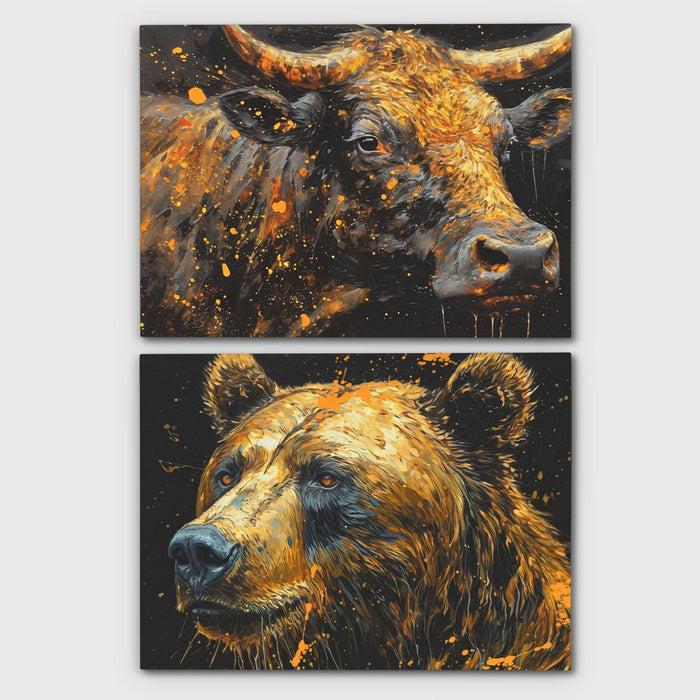 Market Titans - Luxury Wall Art