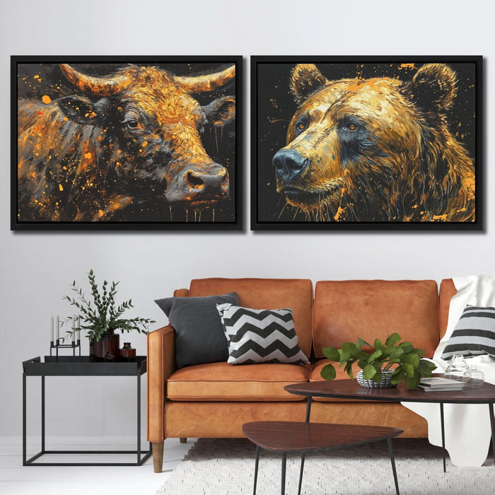 Market Titans - Luxury Wall Art
