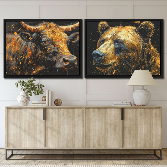 Market Titans - Luxury Wall Art