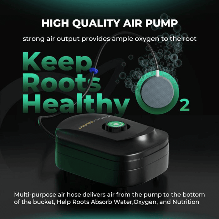 Mars Hydro 5 - Gallon Deep Water Culture Hydroponic System Kit with 2 Buckets - Ed's Plant Shop