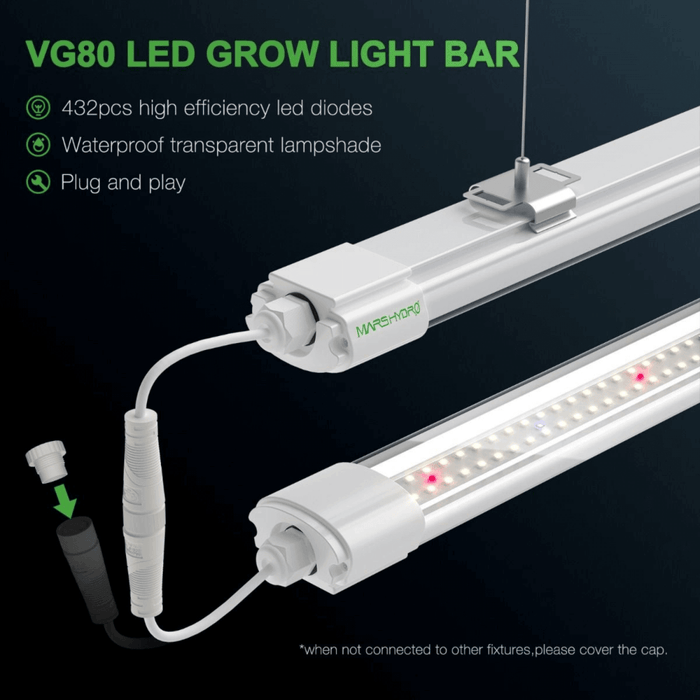 Mars Hydro VG80 80W LED Grow Light - Ed's Plant Shop